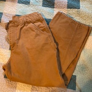 Carhartt cargo pants, dungaree fit, tan 36x30